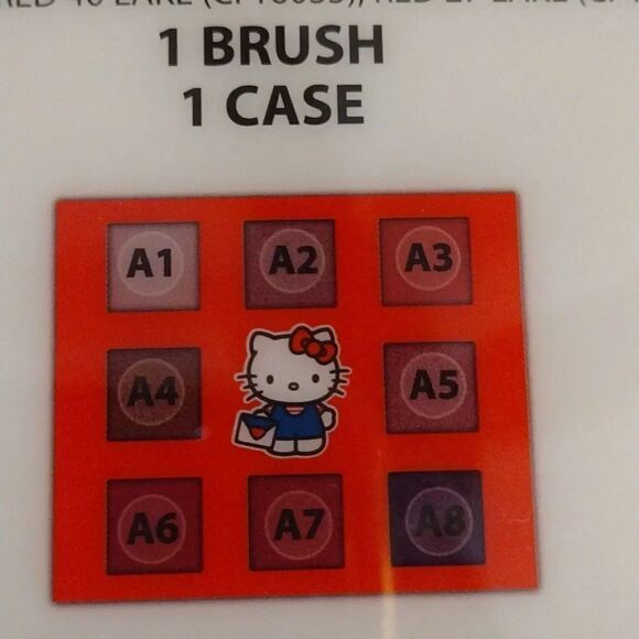 Hello Kitty Shimmery Eye Shadow Palette with Mirror and Brush NWT - Picture 7 of 14